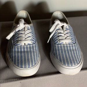 Striped sneakers